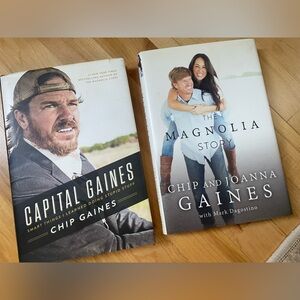 The Magnolia story  Capital Gains books by Chip and Joanna Gaines lot 2 books